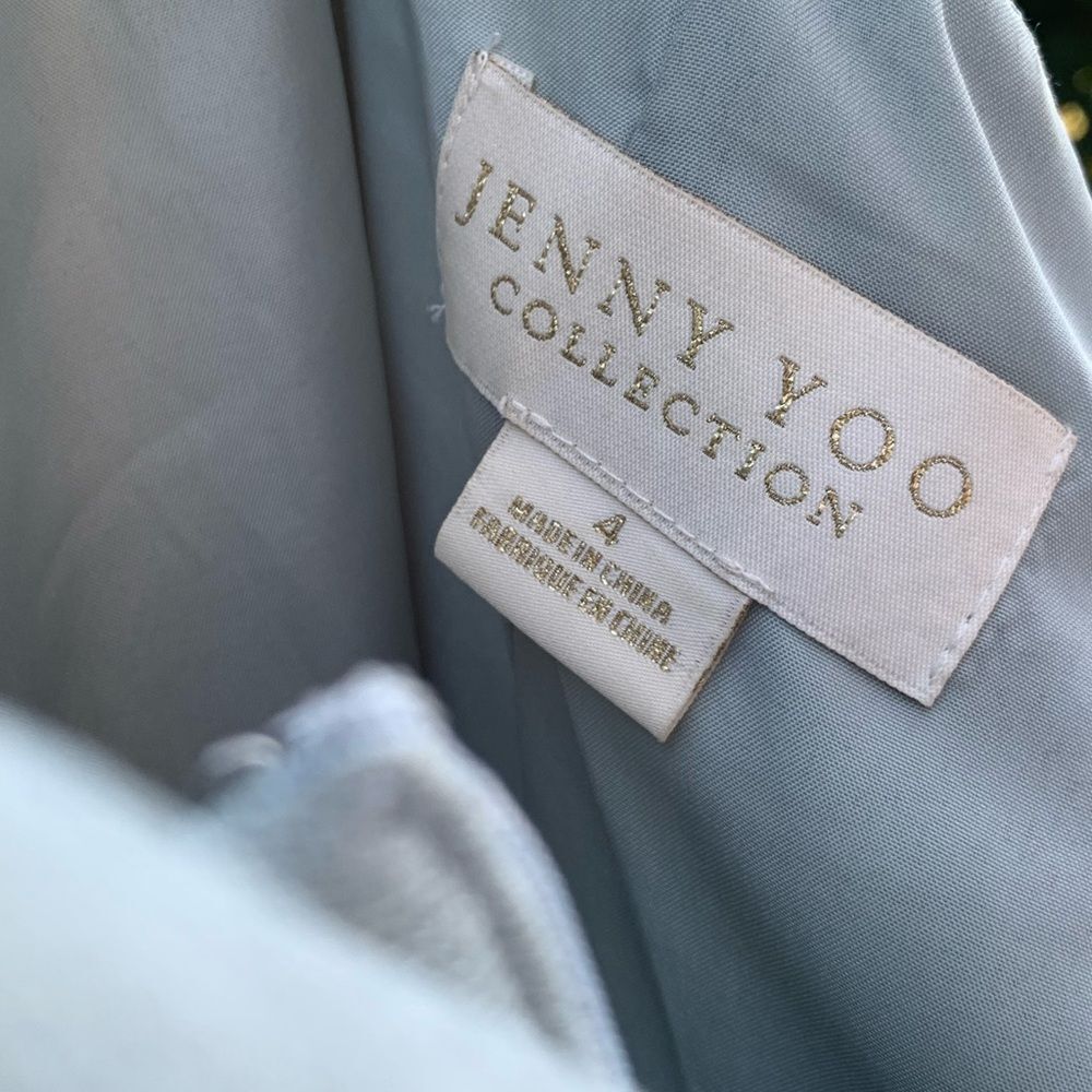 Jenny Yoo Julia Morning Mist Tulle Dress 1853 - Picture 7 of 9